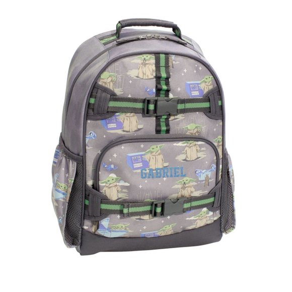 Pottery Barn Kids Other - Pottery Barn Mackenzie The Mandalorian Grogu Glow-in-the-Dark Backpack Small